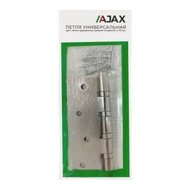 Петля универсальная Ajax (Аякс) 4B/P 100x70x2 SN (мат. никель) ПАКЕТ