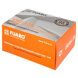 Накладка под Fuaro (Фуаро) сувальдный ключ ESC-10S с автоматическими шторками CP-8 хром (утопленная)
