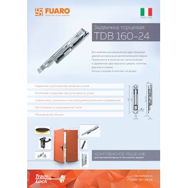 Задвижка торцевая Fuaro (Фуаро) TDB 160-24 сталь (Италия)