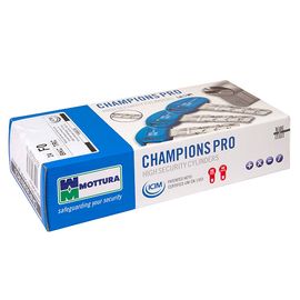 Цилиндровый механизм Mottura (Моттура) CP4D464601 (92 мм/41+10+41) МАТ.НИКЕЛЬ