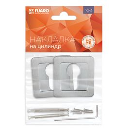 Накладка под Fuaro (Фуаро) цилиндр ET XM SSC/CP-16 сатинированный хром/хром