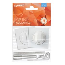 Ручка поворотная Fuaro (Фуаро) BK6 KM WH-19 белый