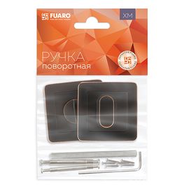Ручка поворотная Fuaro (Фуаро) BK6 XM ABL-28 темная медь