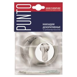 Накладка под Punto (Пунто) цилиндр ET TL BL-24 черный