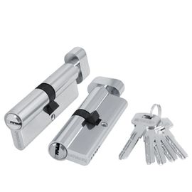 Цилиндровый механизм Fuaro (Фуаро) с вертушкой 200 ZM 80 mm (30+10+40) CP хром 5 кл.