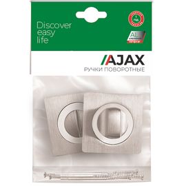 Ручка поворотная Ajax (Аякс) BK6 JK SN/CP-3 матовый никель/хром
