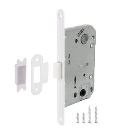 Защелка врезная Fuaro (Фуаро) PLASTIC P96WC-50 WH-19 белый