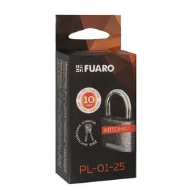 Замок навесной Fuaro (Фуаро) PL-01-25 англ. 2 кл. коробка