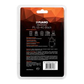 Замок навесной Fuaro (Фуаро) PL-15-40 Black диск. 4 кл. БЛИСТЕР