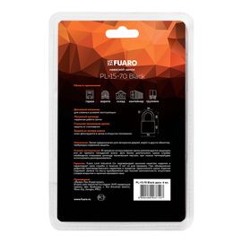 Замок навесной Fuaro (Фуаро) PL-15-70 Black диск. 4 кл. БЛИСТЕР
