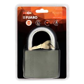 Замок навесной Fuaro (Фуаро) PL-02-75 англ. 3 кл. БЛИСТЕР