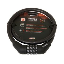 Замок тросовый Fuaro (Фуаро) PL-1280-CODE (12х800мм) перекод. ПОДВЕС