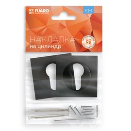 Накладка под Fuaro (Фуаро) цилиндр ET KM BL-24 черный