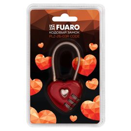 Замок кодовый Fuaro (Фуаро) PLZ-26-03R CODE БЛИСТЕР