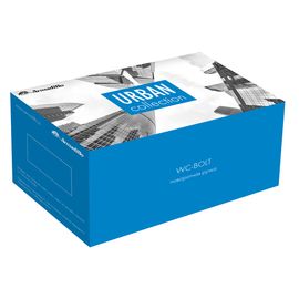 Ручка поворотная Armadillo (Армадилло) WC-BOLT BK6/URB BL-26 Черный
