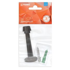 Упор дверной Fuaro (Фуаро) настенный DS-15 BL чёрный