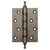 Петля универсальная Armadillo (Армадилло) 4500A (500-A4) 100x75x3 AS Античное серебро Box