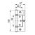 Петля универсальная Fuaro (Фуаро) без врезки 300-2BB/BL 100x2,5 CP (хром) БЛИСТЕР