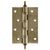 Петля универсальная Fuaro (Фуаро) 4BB/A/BL 100x75x2,5 AB (бронза) БЛИСТЕР