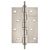 Петля универсальная Fuaro (Фуаро) 4BB/A/BL 100x75x2,5 PN (мат. никель) БЛИСТЕР