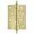 Петля универсальная Fuaro (Фуаро) 4BB/A/BL 100x75x2,5 SB (мат. золото) БЛИСТЕР