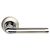 Ручка раздельная Armadillo (Армадилло) Stella LD28-1SN/CP-3 матовый никель/хром TECH (кв. 8x140)