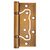 Петля универсальная Fuaro (Фуаро) без врезки 500-2BB/BL 100x2,5 CF (кофе) БЛИСТЕР