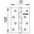 Петля универсальная Fuaro (Фуаро) 4BB/BL 100x75x2,5 CF (кофе) БЛИСТЕР