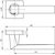 Ручка раздельная Armadillo (Армадилло) CORSICA SQ003-21 MWSC-33 Итальянский тисненый