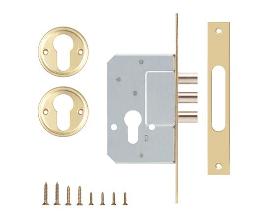 Корпус врезного Kale kilit (Кале килит) замка 189/3M (45 mm) w/b (латунь)
