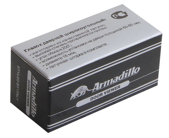 Глазок дверной, Armadillo (Армадилло) пластиковая оптика DV1, 16/35х60 GP Золото