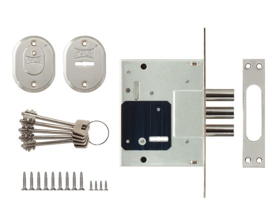 Замок врезной Kale kilit (Кале килит) сувальдный 257/L, 5 кл.