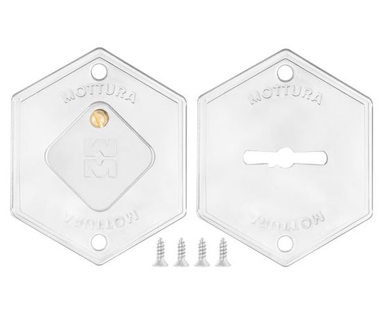 Комплект накладок Mottura (Моттура) на сувальдный замок 95.299 (ХРОМ), 2 шт