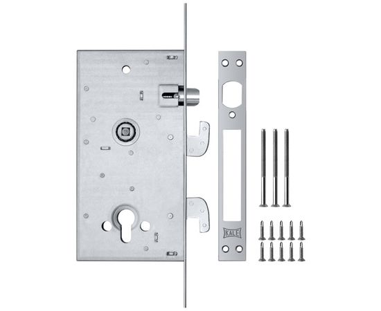 Корпус врезного Kale kilit (Кале килит) цилиндрового замка с защёлкой 262R w/b