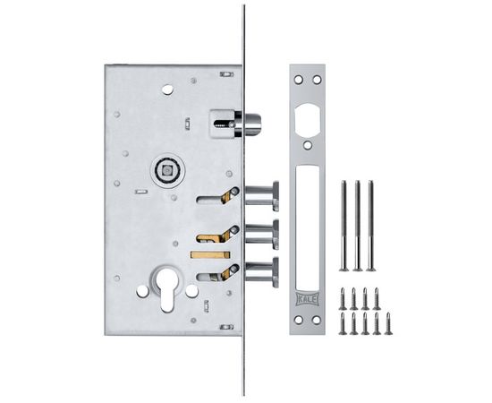 Корпус врезного Kale kilit (Кале килит) цилиндрового замка с защёлкой 282 RD w/b
