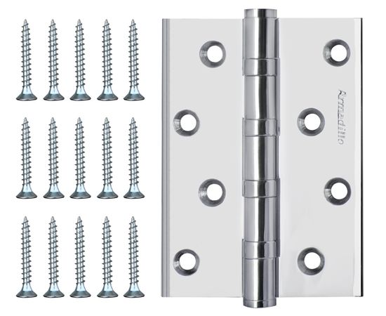 Петля универсальная Armadillo (Армадилло) 4500C (500-C4) 100x75x3 CP Хром Box