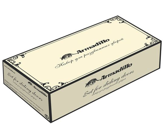 Ручка Armadillo (Армадилло) для раздвижных дверей SH010/CL SILVER-925 Серебро 925