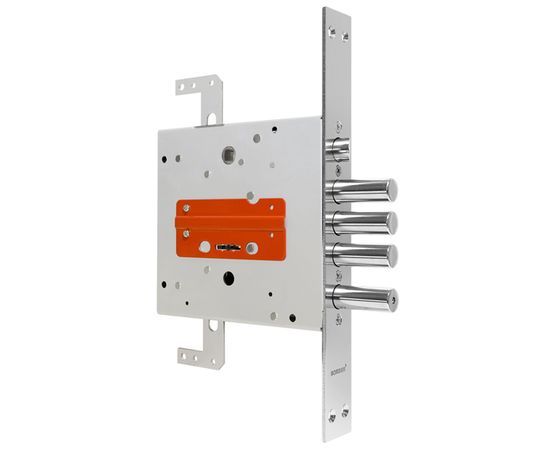 Замок врезной Border (Бордер) сувальдный с защёлкой ЗВ9-8 МК4Т/15 с тягами, 5 кл. /77741/