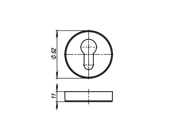 Накладка CYLINDER Armadillo (Армадилло) ET URB GOLD-24 Золото 24,2 шт