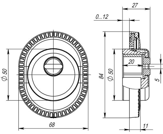 Броненакладка на Armadillo (Армадилло) ЦМ ET/ATC-Protector 1CL-25 СР Хром