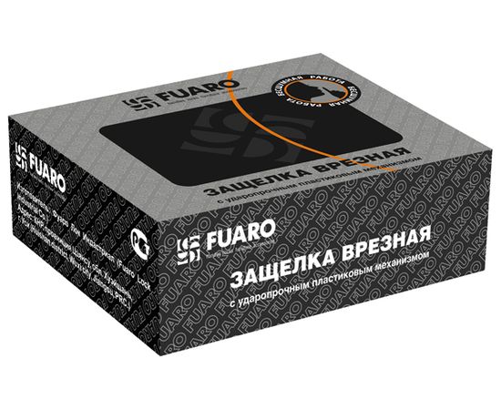 Защелка врезная Fuaro (Фуаро) PLASTIC P22-45-25 CP хром