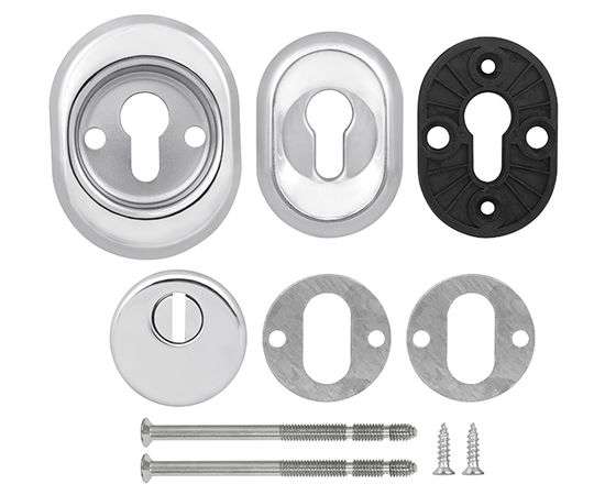 Броненакладка врезная Fuaro (Фуаро) с чашкой DEF 9726 M6x90 (в комплекте с накладкой на цилиндр) CP