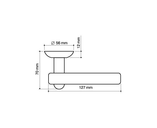 Ручка раздельная Fuaro (Фуаро) MERCURY RM SG/GP-4