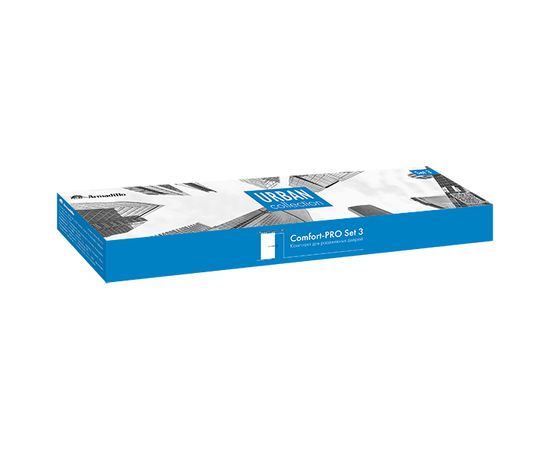 Комплект Armadillo (Армадилло) для раздвижных дверей Comfort - PRO SET 3 /soft close+roller/ 80 (CFA