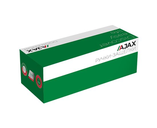 Ручка защелка Ajax (Аякс) 6082 CP-B (фик.) хром