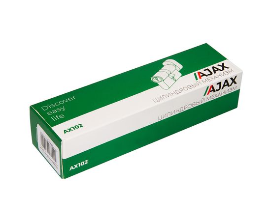 Цилиндровый механизм Ajax (Аякс) AX100/60 mm (25+10+25) PB латунь 5 кл.