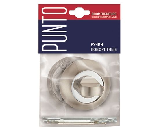 Ручка поворотная Punto (Пунто) BK6 TL WH-19 белый