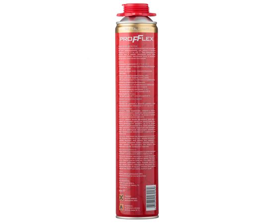 Пена монтажная PROFFLEX PRO RED Plus 65л зимняя